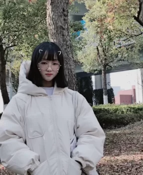 宁波纺织学院学生妹,小清新